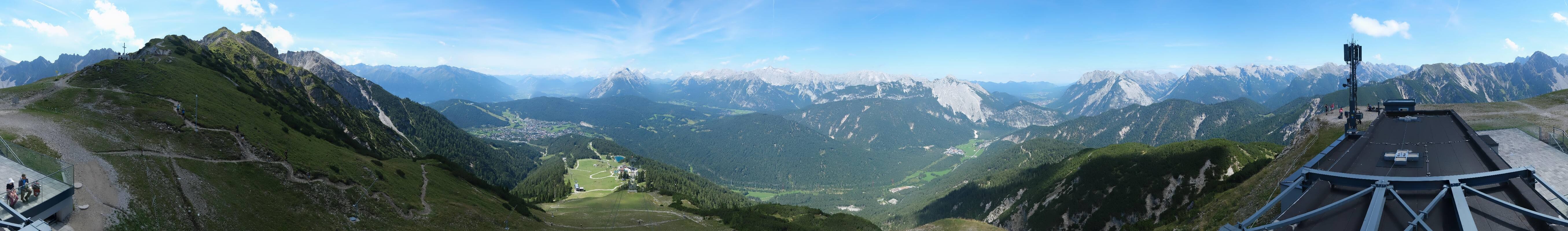 Archiv Foto Webcam Seefeld Rosshütte - Bergstation Seefelder Joch