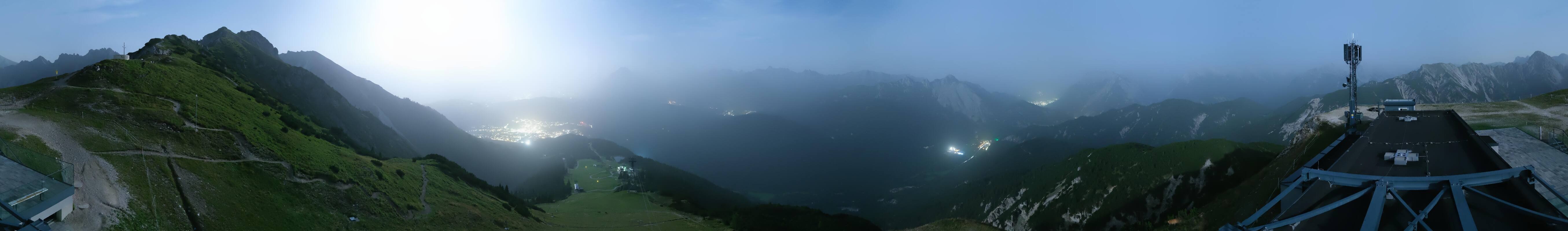 Archiv Foto Webcam Seefeld Rosshütte - Bergstation Seefelder Joch