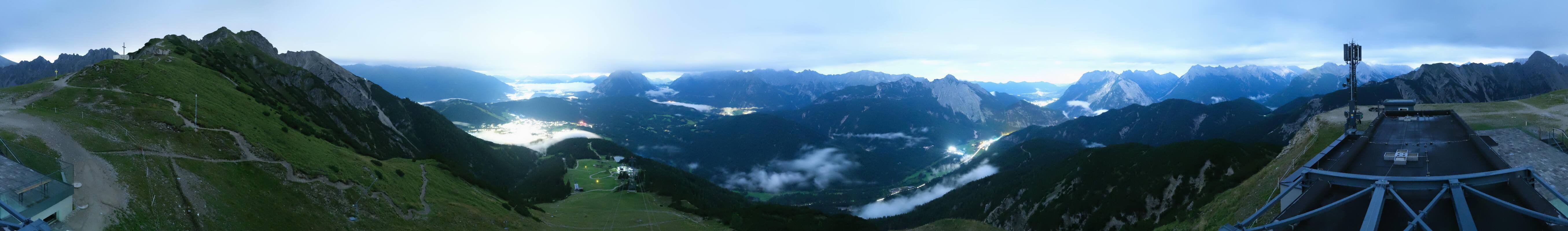 Archiv Foto Webcam Seefeld Rosshütte - Bergstation Seefelder Joch