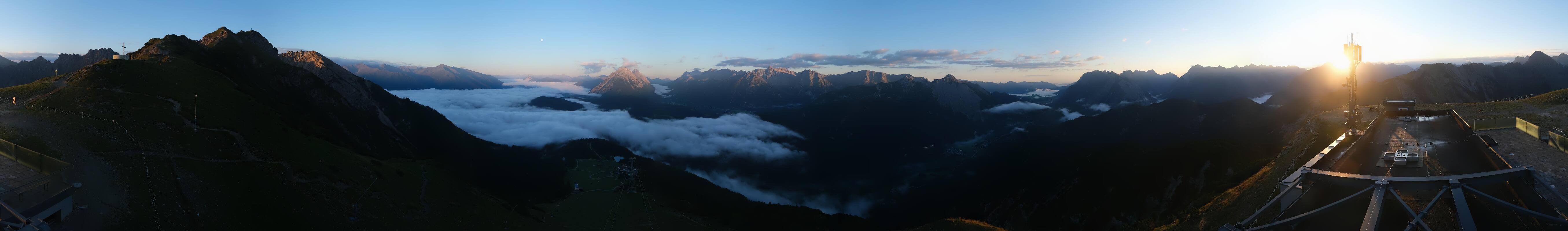 Archiv Foto Webcam Seefeld Rosshütte - Bergstation Seefelder Joch