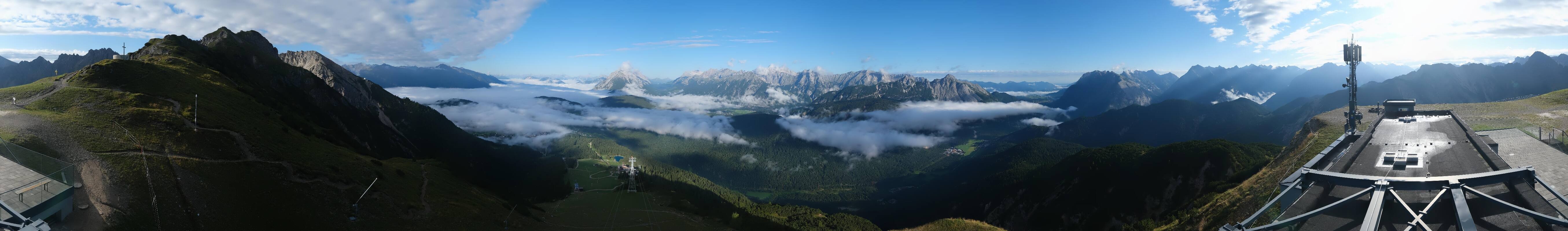 Archiv Foto Webcam Seefeld Rosshütte - Bergstation Seefelder Joch