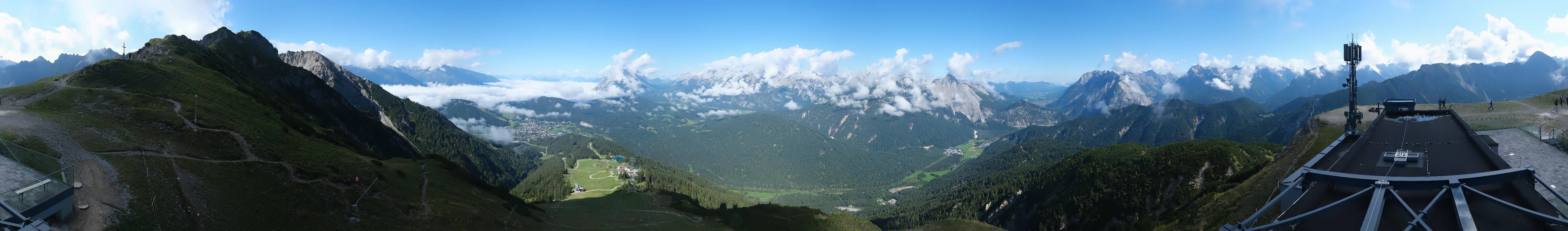 Archiv Foto Webcam Seefeld Rosshütte - Bergstation Seefelder Joch