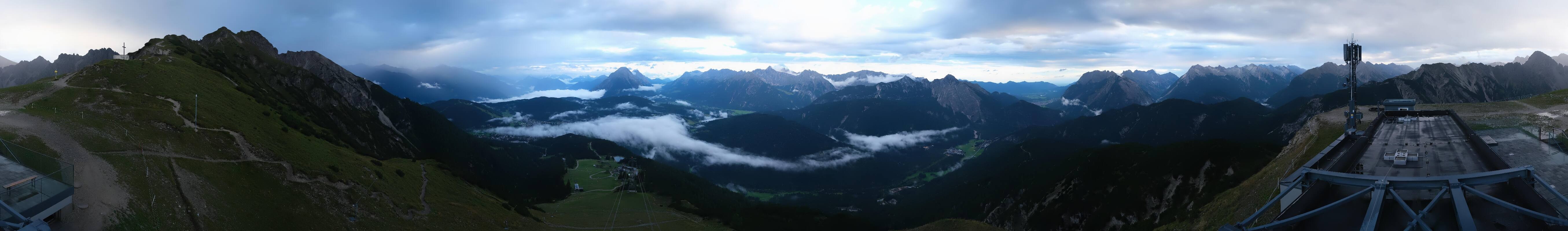 Archiv Foto Webcam Seefeld Rosshütte - Bergstation Seefelder Joch