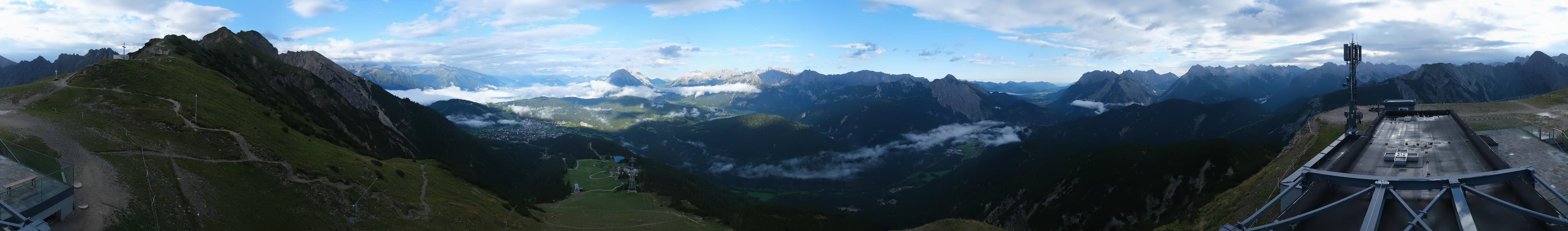 Archiv Foto Webcam Seefeld Rosshütte - Bergstation Seefelder Joch