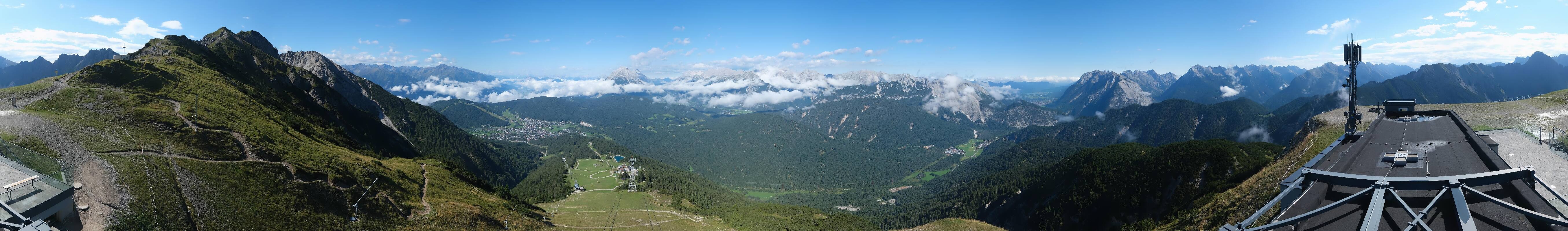 Archiv Foto Webcam Seefeld Rosshütte - Bergstation Seefelder Joch