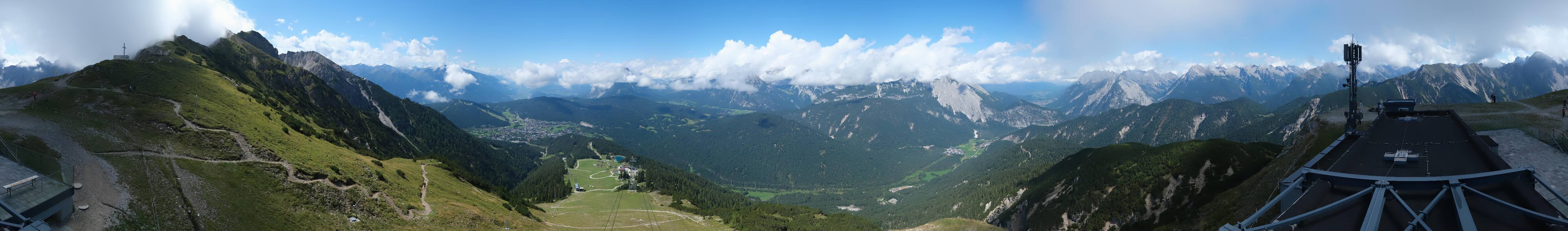 Archiv Foto Webcam Seefeld Rosshütte - Bergstation Seefelder Joch