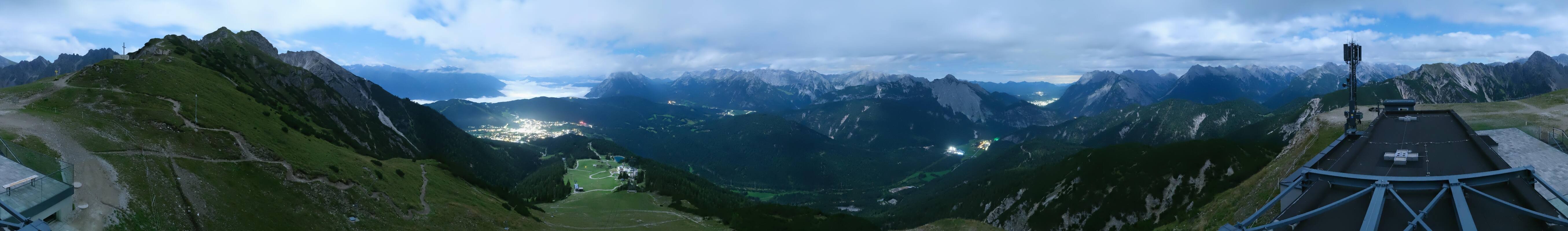 Archiv Foto Webcam Seefeld Rosshütte - Bergstation Seefelder Joch