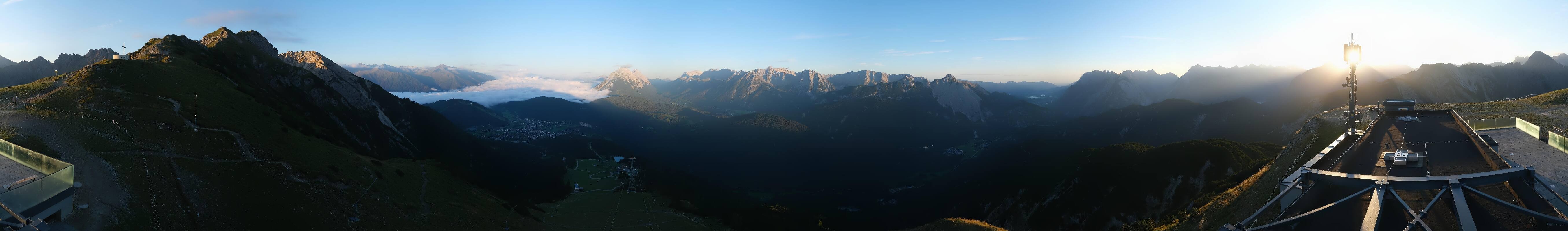 Archiv Foto Webcam Seefeld Rosshütte - Bergstation Seefelder Joch