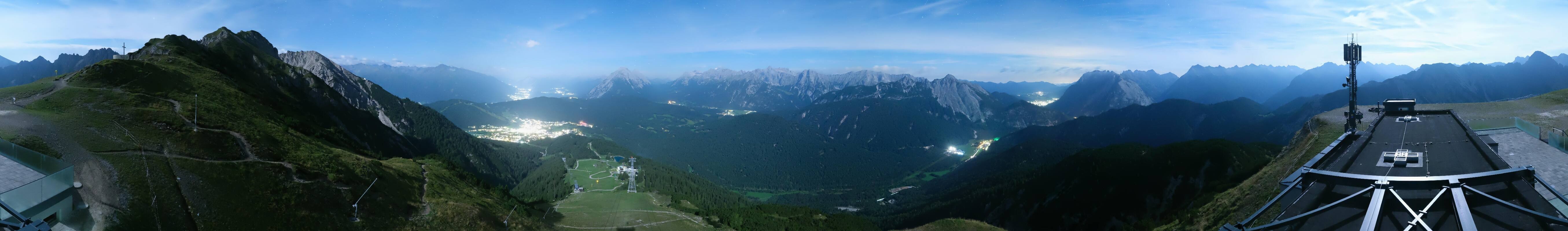 Archiv Foto Webcam Seefeld Rosshütte - Bergstation Seefelder Joch