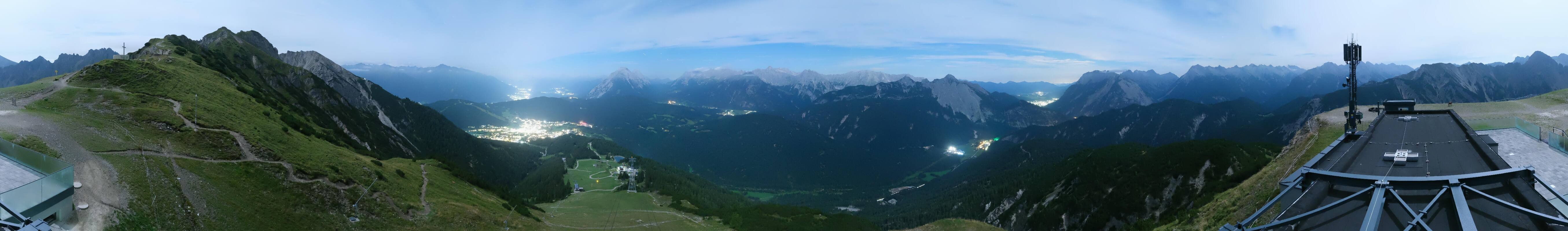 Archiv Foto Webcam Seefeld Rosshütte - Bergstation Seefelder Joch