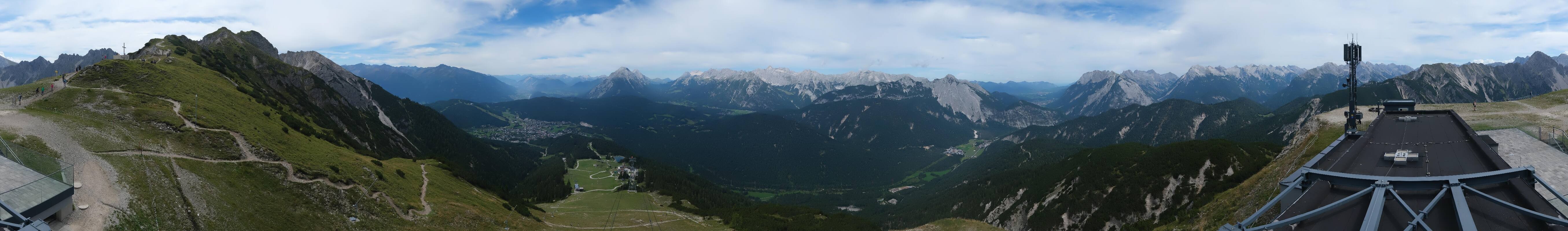 Archiv Foto Webcam Seefeld Rosshütte - Bergstation Seefelder Joch
