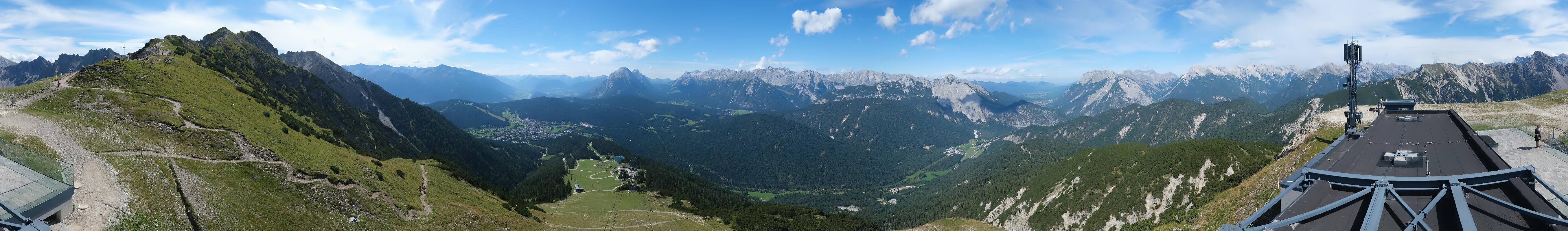 Archiv Foto Webcam Seefeld Rosshütte - Bergstation Seefelder Joch