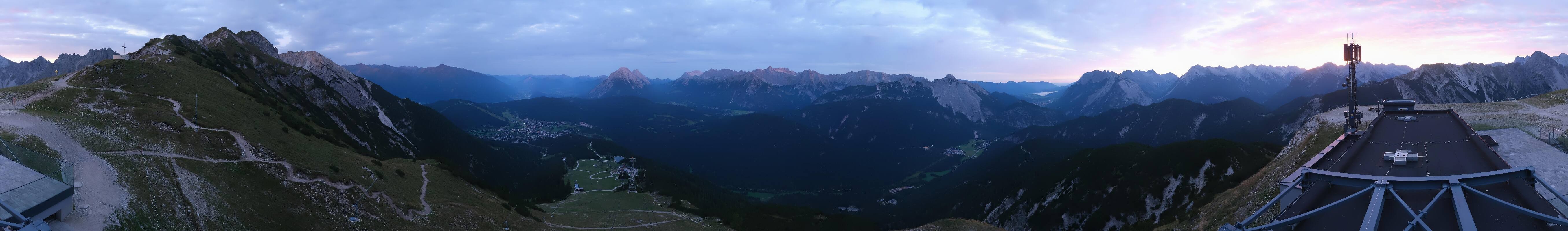 Archiv Foto Webcam Seefeld Rosshütte - Bergstation Seefelder Joch