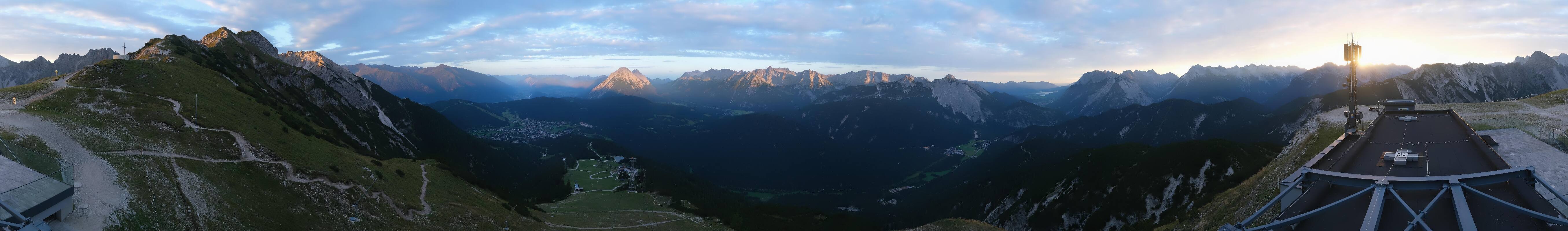 Archiv Foto Webcam Seefeld Rosshütte - Bergstation Seefelder Joch