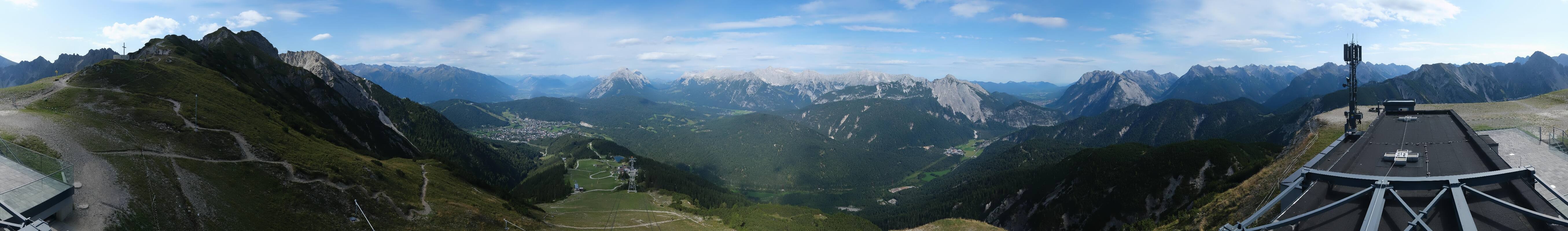 Archiv Foto Webcam Seefeld Rosshütte - Bergstation Seefelder Joch
