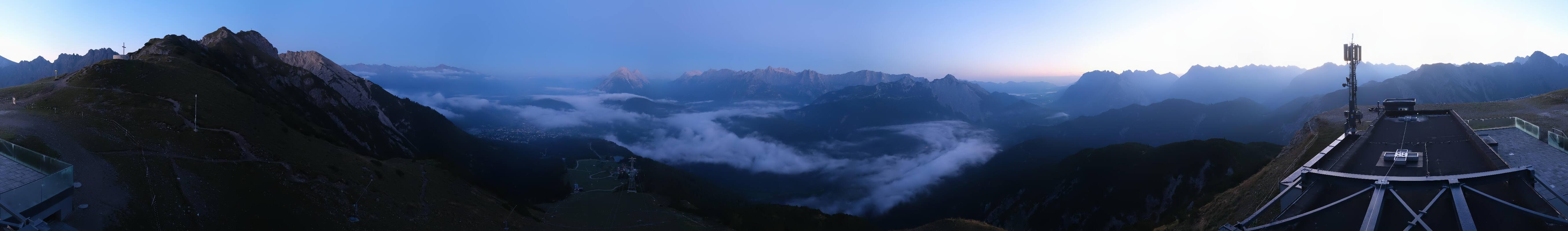 Archiv Foto Webcam Seefeld Rosshütte - Bergstation Seefelder Joch