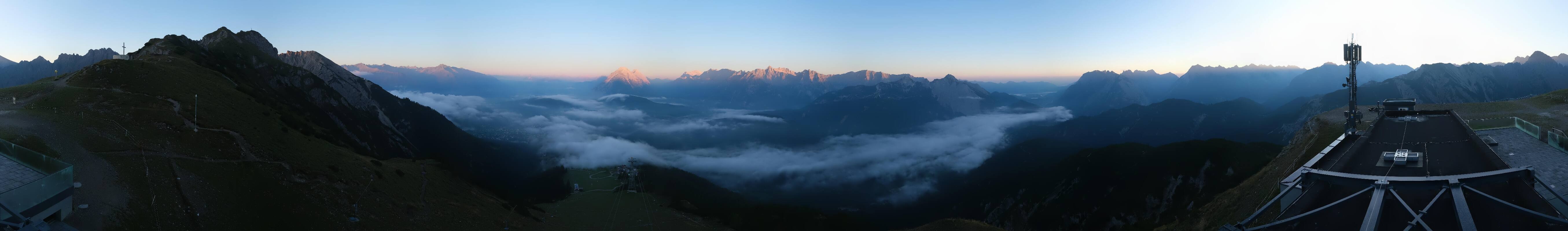Archiv Foto Webcam Seefeld Rosshütte - Bergstation Seefelder Joch