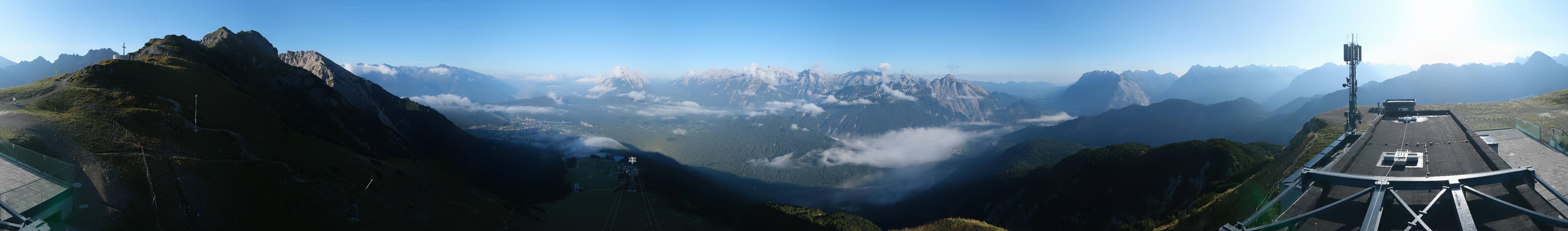 Archiv Foto Webcam Seefeld Rosshütte - Bergstation Seefelder Joch