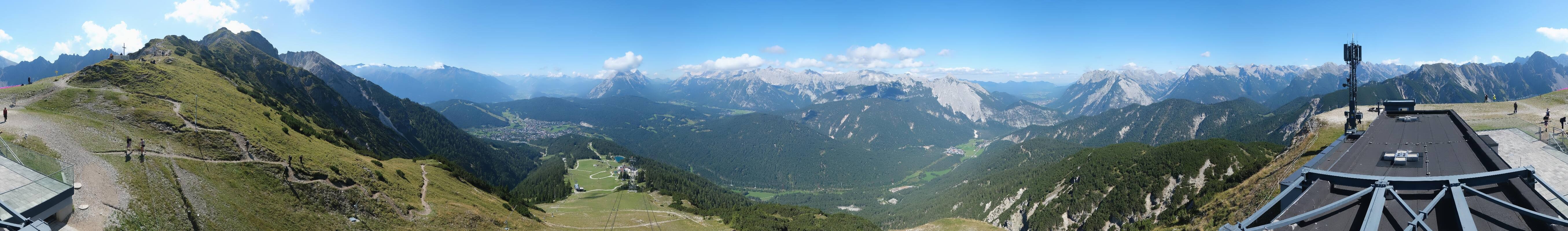 Archiv Foto Webcam Seefeld Rosshütte - Bergstation Seefelder Joch