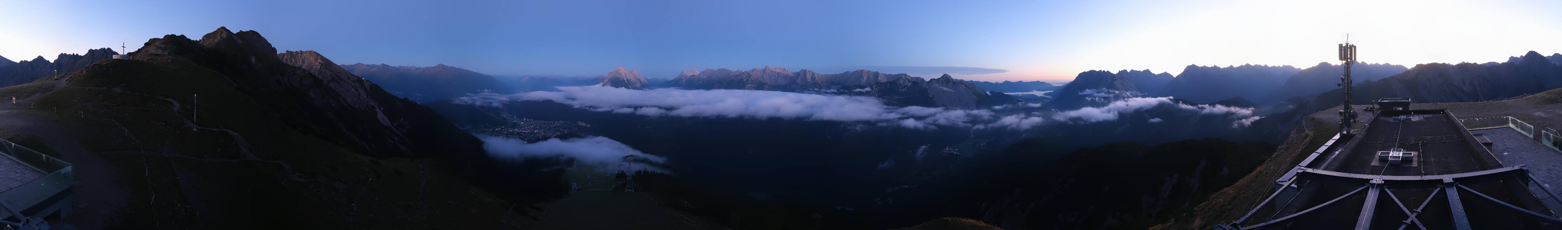 Archiv Foto Webcam Seefeld Rosshütte - Bergstation Seefelder Joch