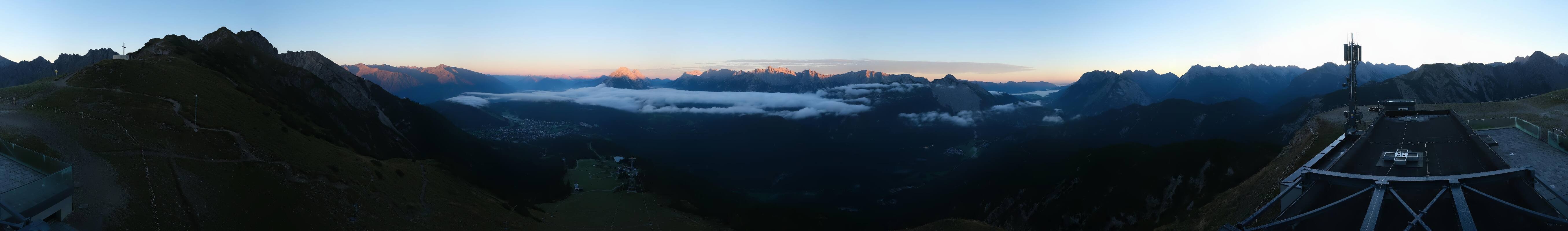 Archiv Foto Webcam Seefeld Rosshütte - Bergstation Seefelder Joch