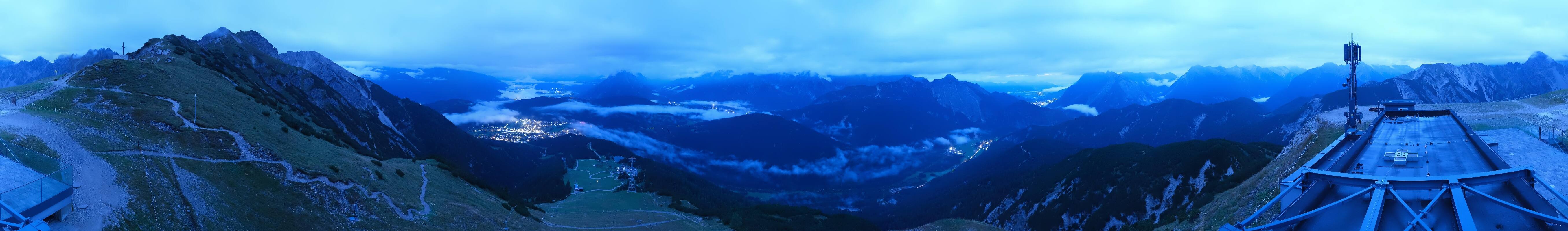 Archiv Foto Webcam Seefeld Rosshütte - Bergstation Seefelder Joch