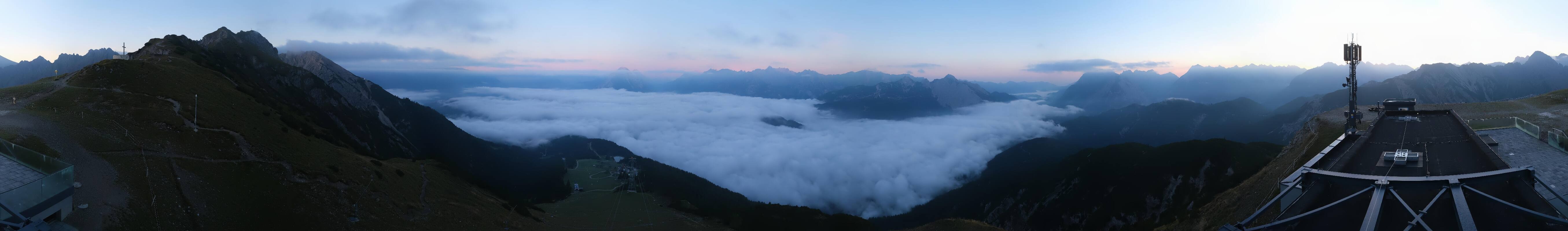 Archiv Foto Webcam Seefeld Rosshütte - Bergstation Seefelder Joch