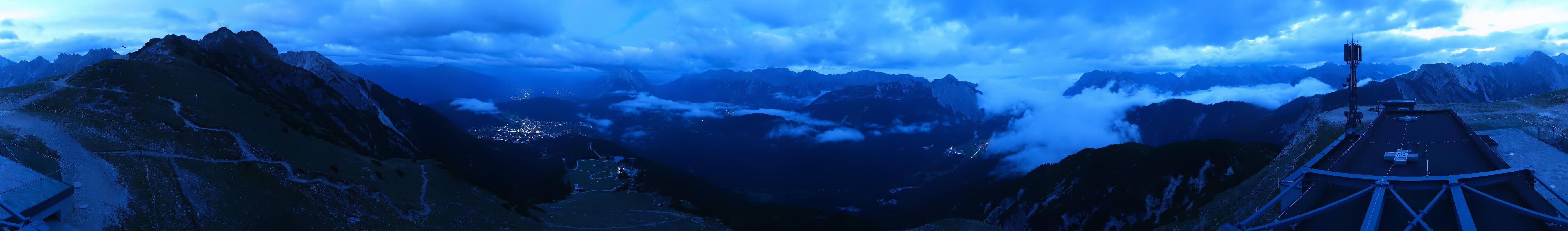Archiv Foto Webcam Seefeld Rosshütte - Bergstation Seefelder Joch