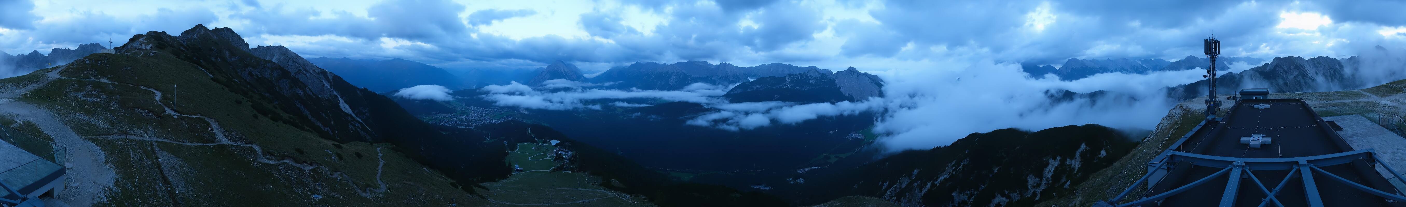 Archiv Foto Webcam Seefeld Rosshütte - Bergstation Seefelder Joch