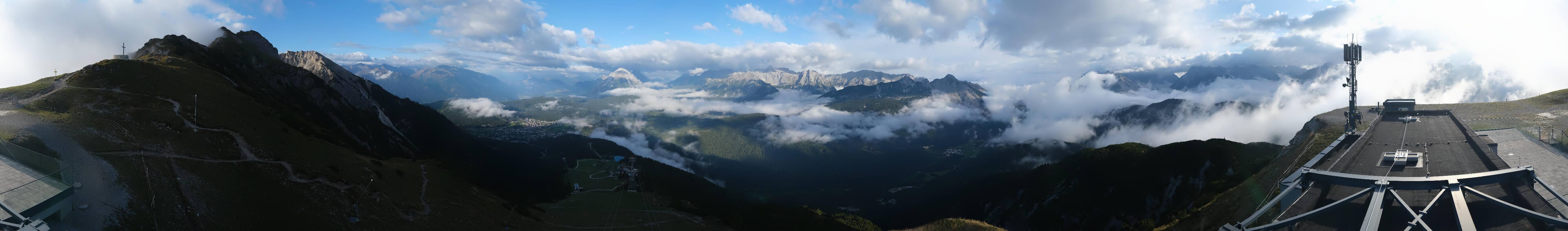 Archiv Foto Webcam Seefeld Rosshütte - Bergstation Seefelder Joch