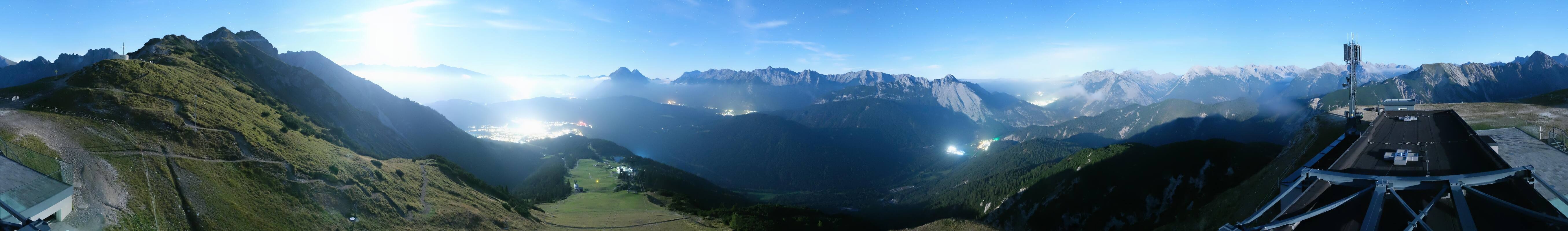 Archiv Foto Webcam Seefeld Rosshütte - Bergstation Seefelder Joch