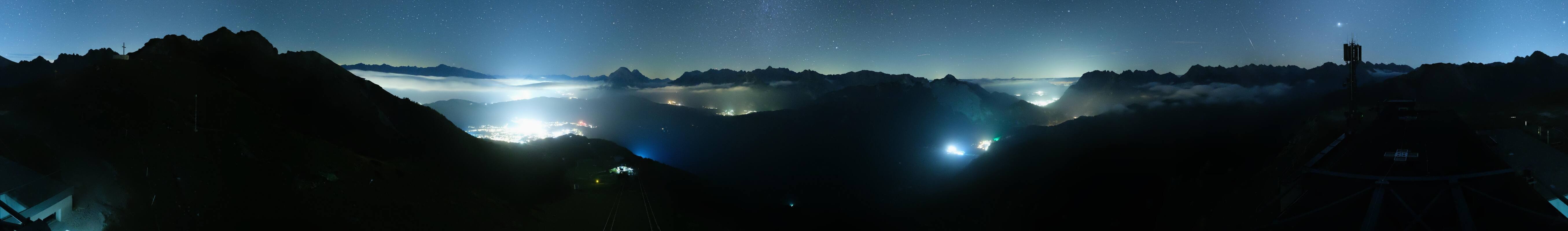 Archiv Foto Webcam Seefeld Rosshütte - Bergstation Seefelder Joch