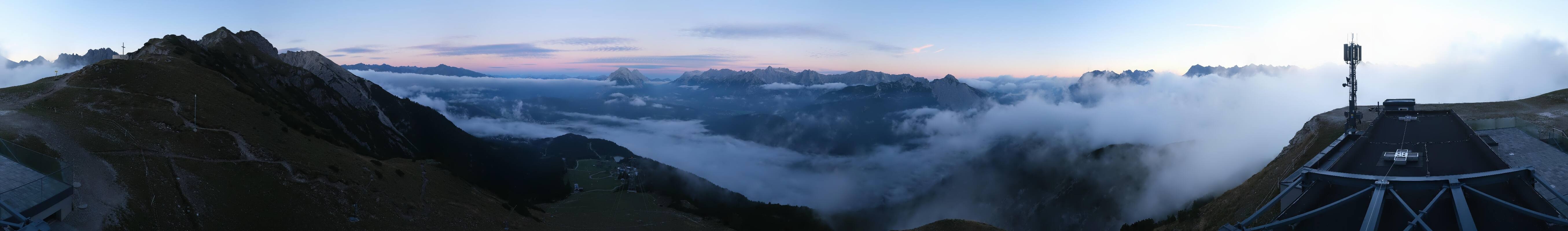 Archiv Foto Webcam Seefeld Rosshütte - Bergstation Seefelder Joch