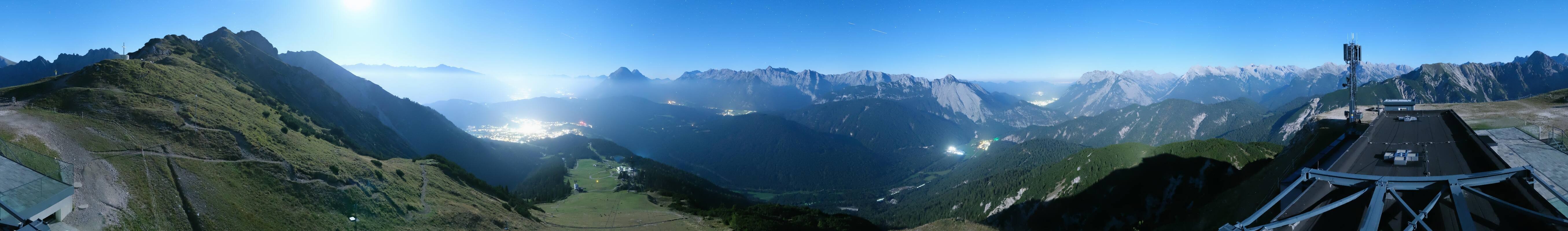 Archiv Foto Webcam Seefeld Rosshütte - Bergstation Seefelder Joch