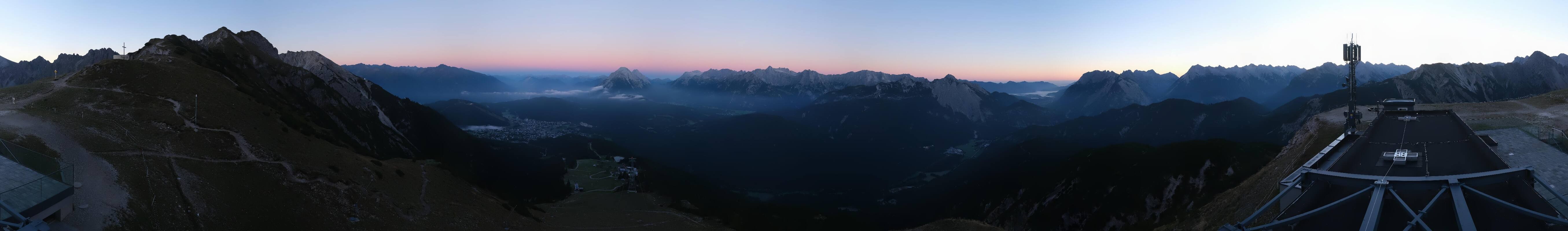 Archiv Foto Webcam Seefeld Rosshütte - Bergstation Seefelder Joch