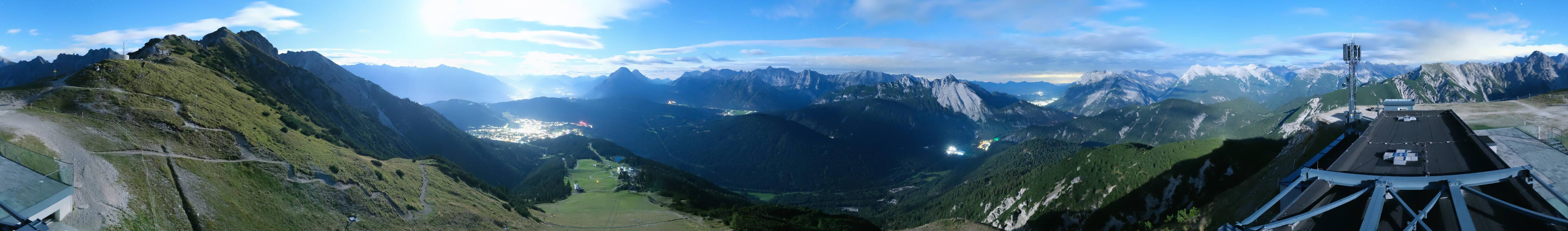 Archiv Foto Webcam Seefeld Rosshütte - Bergstation Seefelder Joch