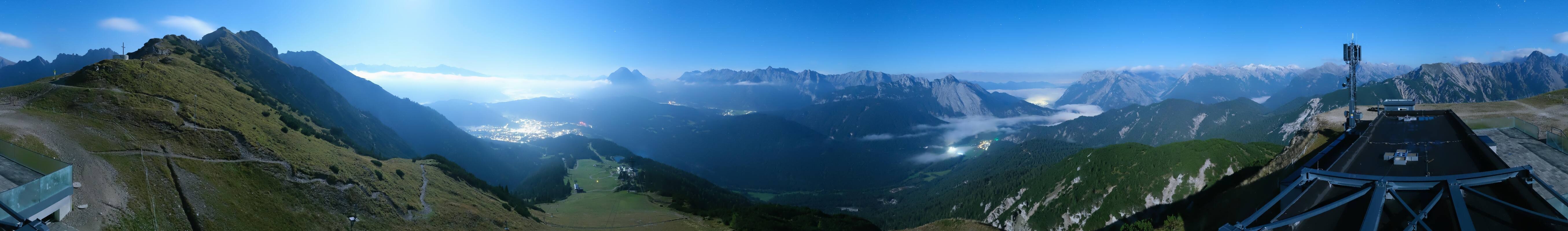Archiv Foto Webcam Seefeld Rosshütte - Bergstation Seefelder Joch