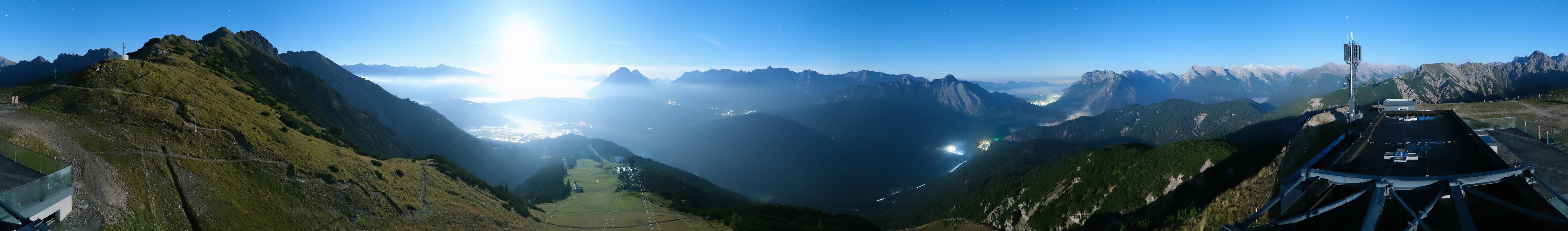 Archiv Foto Webcam Seefeld Rosshütte - Bergstation Seefelder Joch