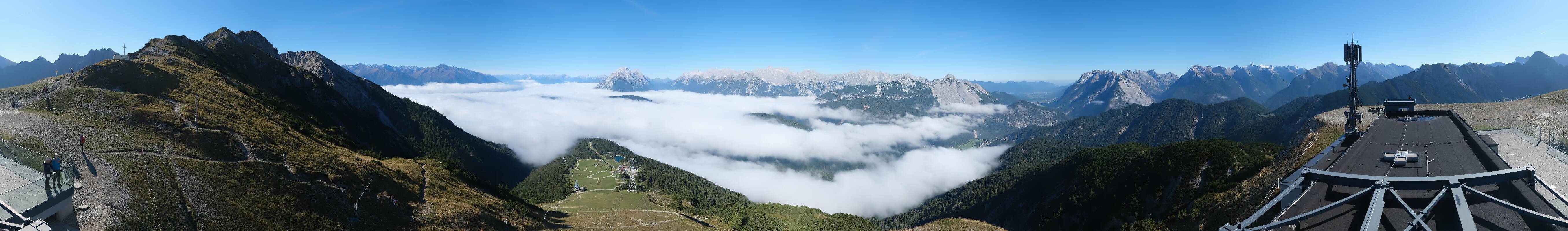 Archiv Foto Webcam Seefeld Rosshütte - Bergstation Seefelder Joch