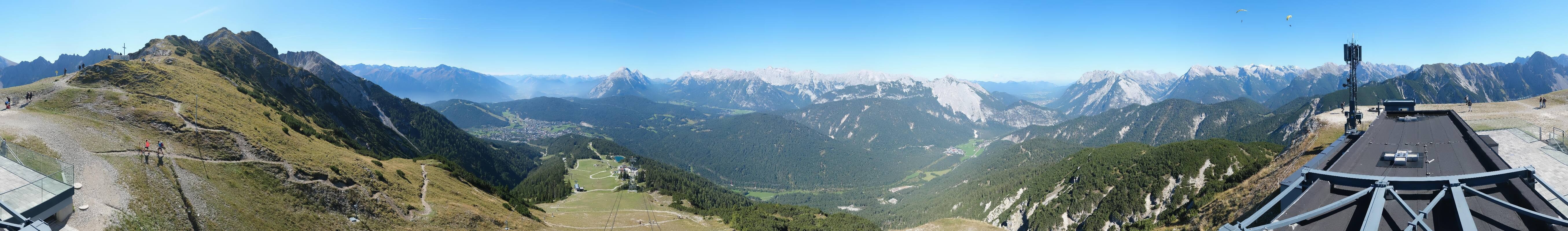 Archiv Foto Webcam Seefeld Rosshütte - Bergstation Seefelder Joch