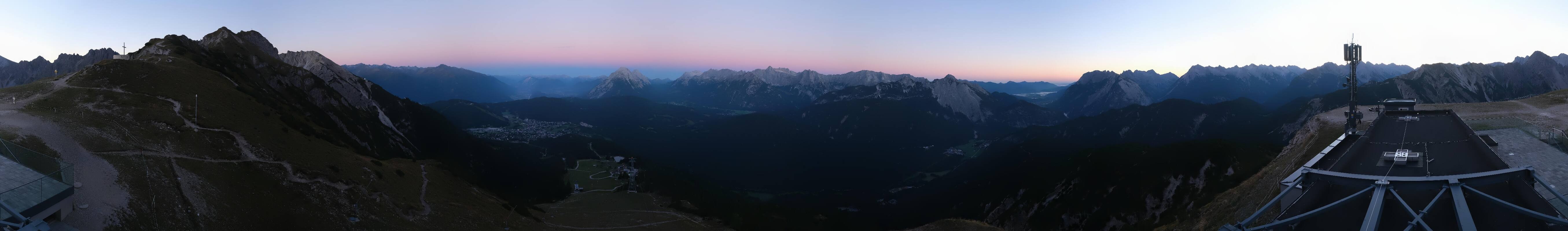 Archiv Foto Webcam Seefeld Rosshütte - Bergstation Seefelder Joch