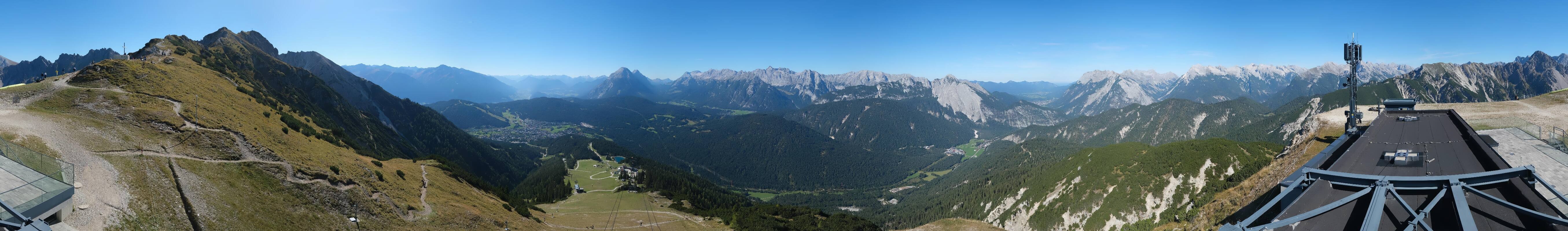 Archiv Foto Webcam Seefeld Rosshütte - Bergstation Seefelder Joch
