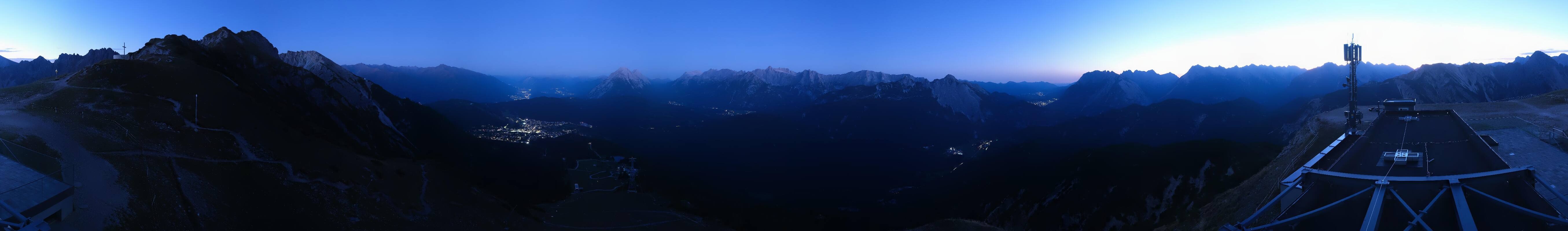 Archiv Foto Webcam Seefeld Rosshütte - Bergstation Seefelder Joch