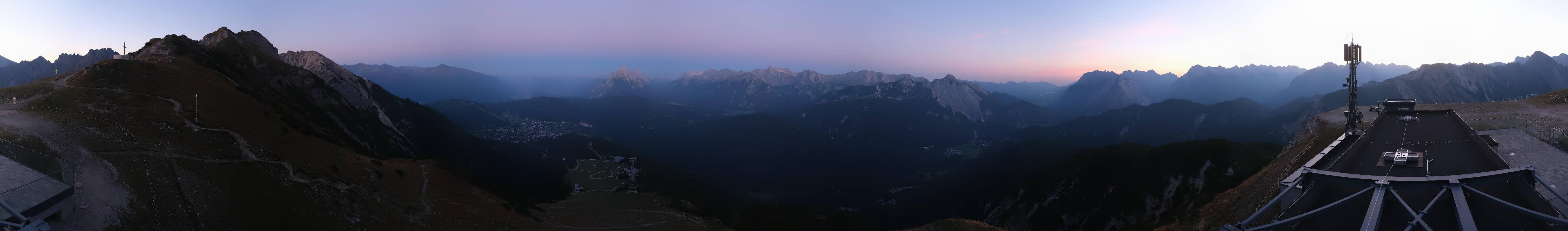 Archiv Foto Webcam Seefeld Rosshütte - Bergstation Seefelder Joch