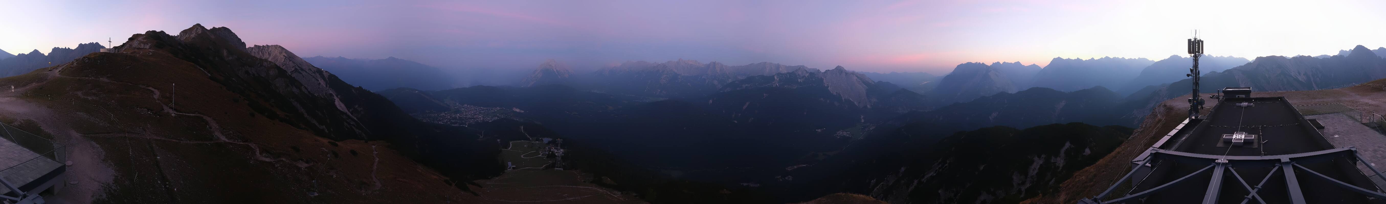 Archiv Foto Webcam Seefeld Rosshütte - Bergstation Seefelder Joch
