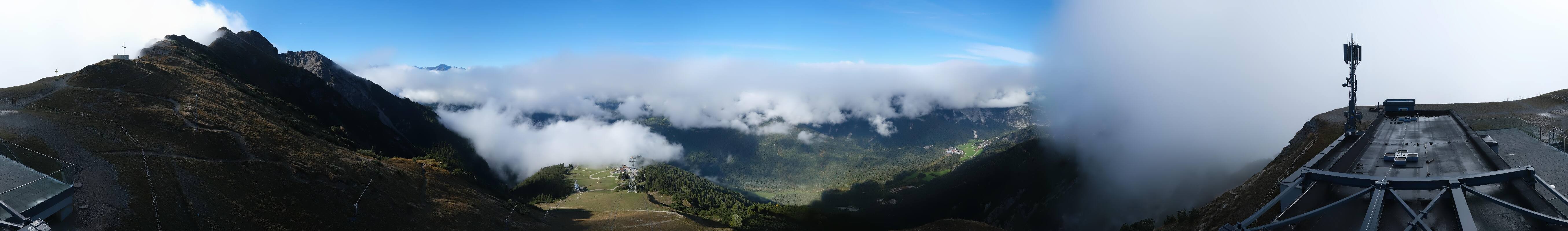 Archiv Foto Webcam Seefeld Rosshütte - Bergstation Seefelder Joch