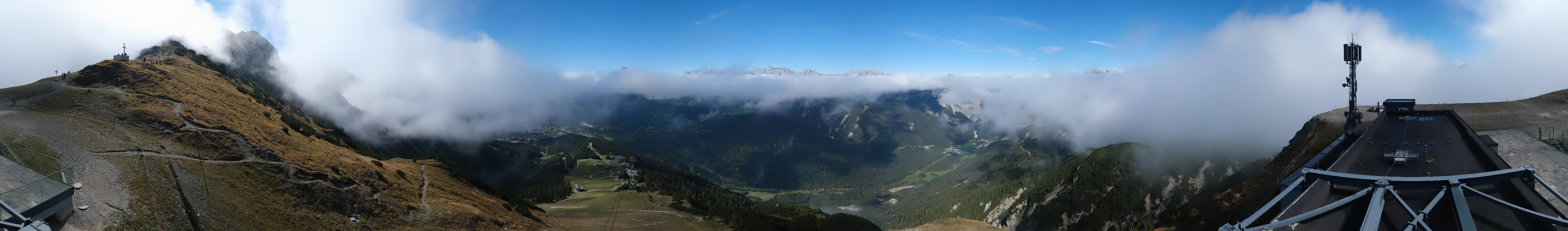 Archiv Foto Webcam Seefeld Rosshütte - Bergstation Seefelder Joch