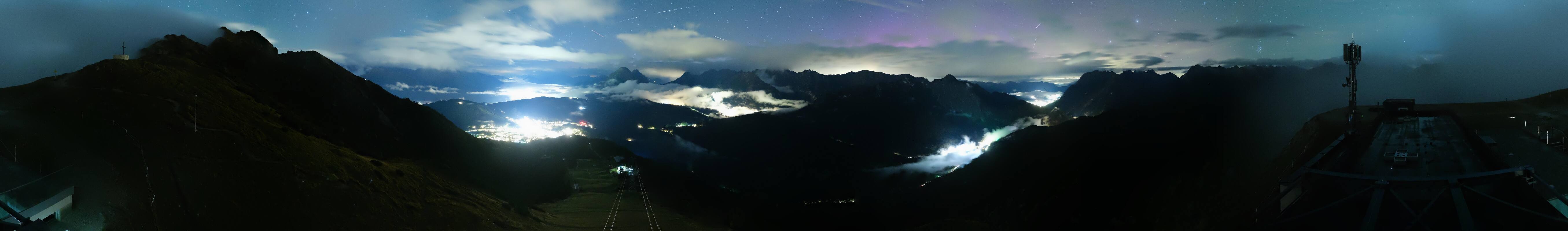 Archiv Foto Webcam Seefeld Rosshütte - Bergstation Seefelder Joch