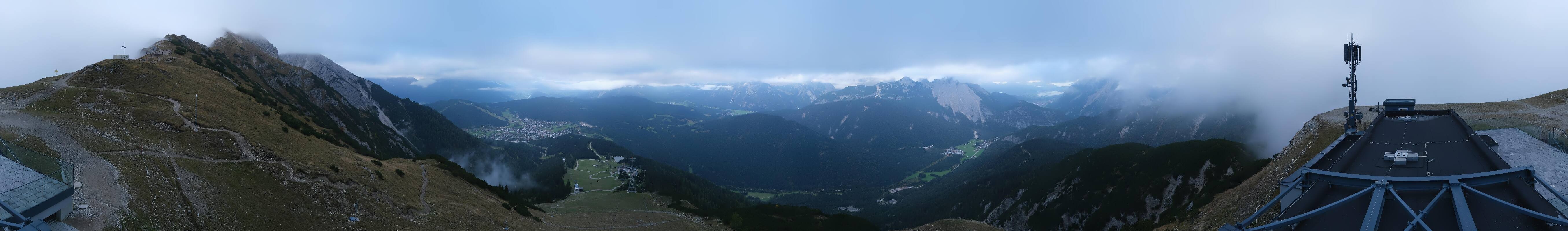 Archiv Foto Webcam Seefeld Rosshütte - Bergstation Seefelder Joch