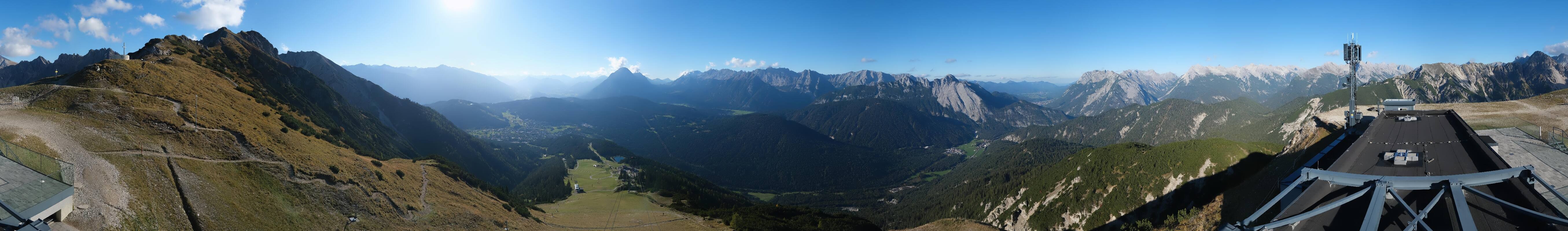 Archiv Foto Webcam Seefeld Rosshütte - Bergstation Seefelder Joch